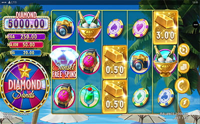 Diamond Sands Caça-Níquel Giros Grátis