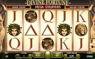 O caça-níqueis Divine Fortune