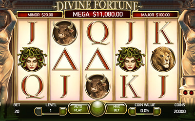 O slot Divine Fortune