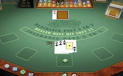 Jogo de demonstração Vegas Single Deck Blackjack